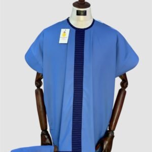Cornflower Partitioned Dashiki