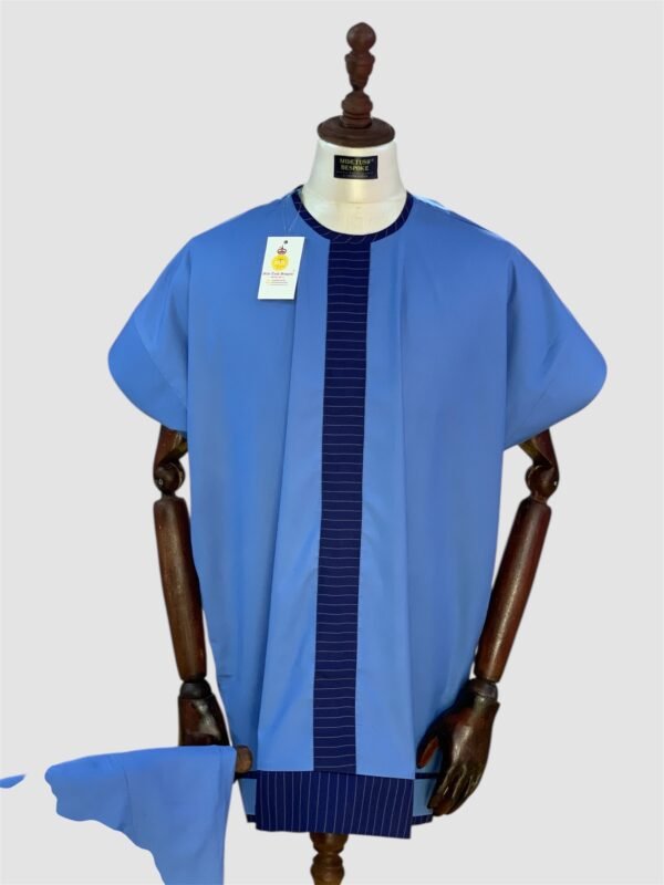 Cornflower Partitioned Dashiki