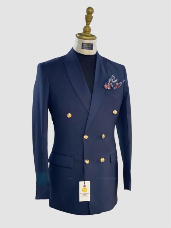 Midnight Blue Double Breasted Suit