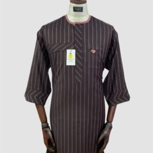 Auburn Bold Stripe Kaftan