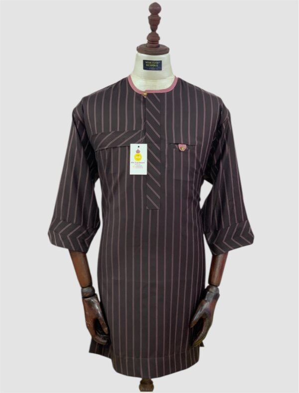 Auburn Bold Stripe Kaftan