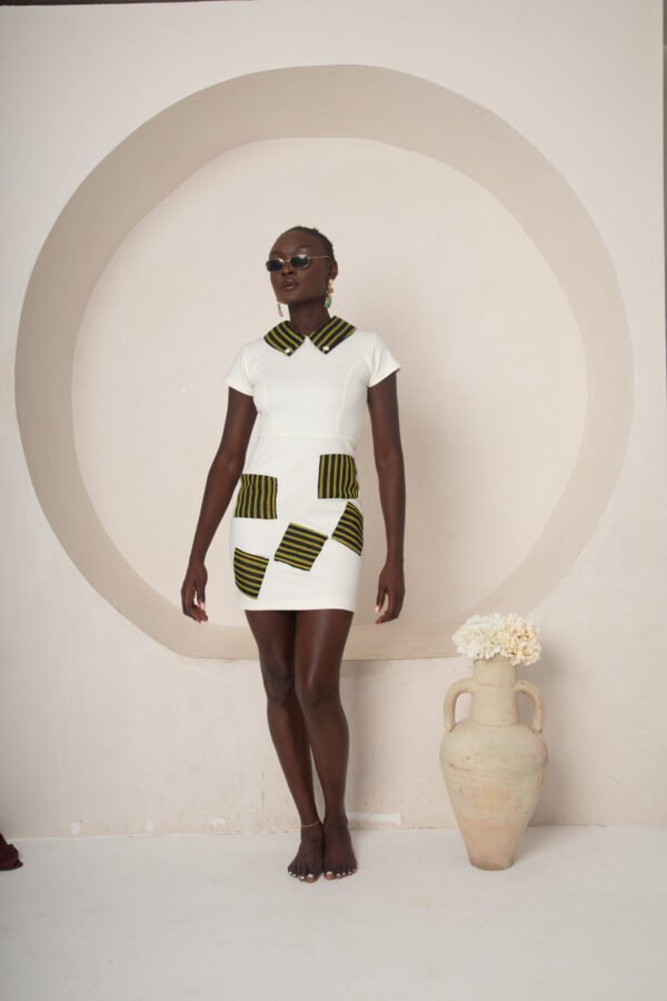 Ivory Heritage Mini Dress - Image 4