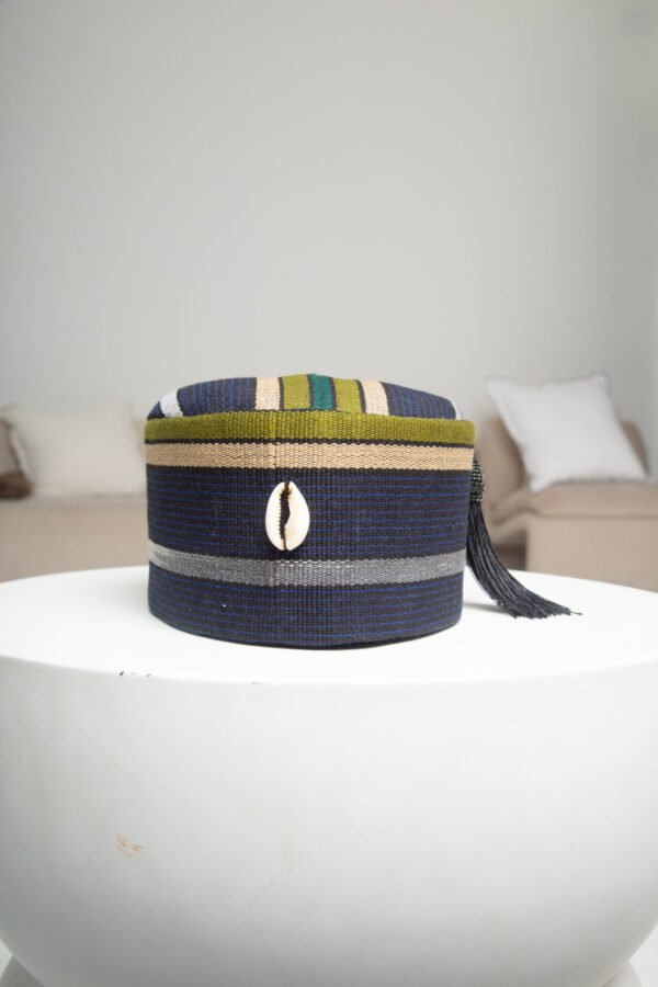 Tribal Stripe Tassel Cap - Image 3