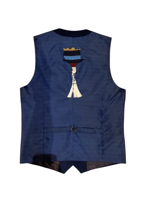 Aso-Oke Mosaic Waistcoat - Image 2