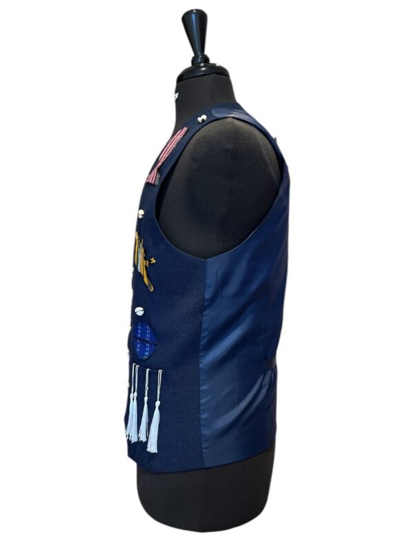 Aso-Oke Mosaic Waistcoat - Image 3